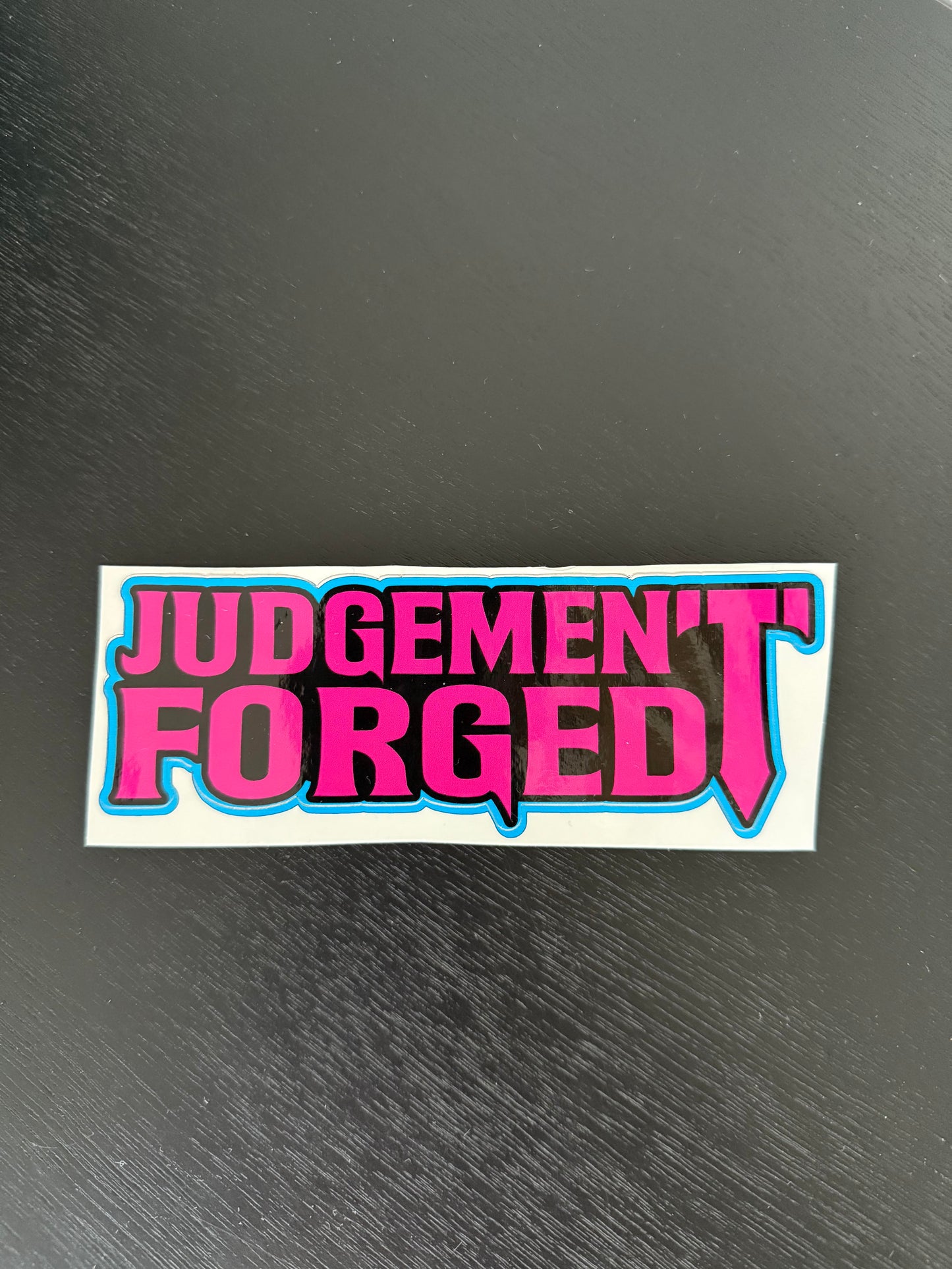 Judgment Forged Stickers